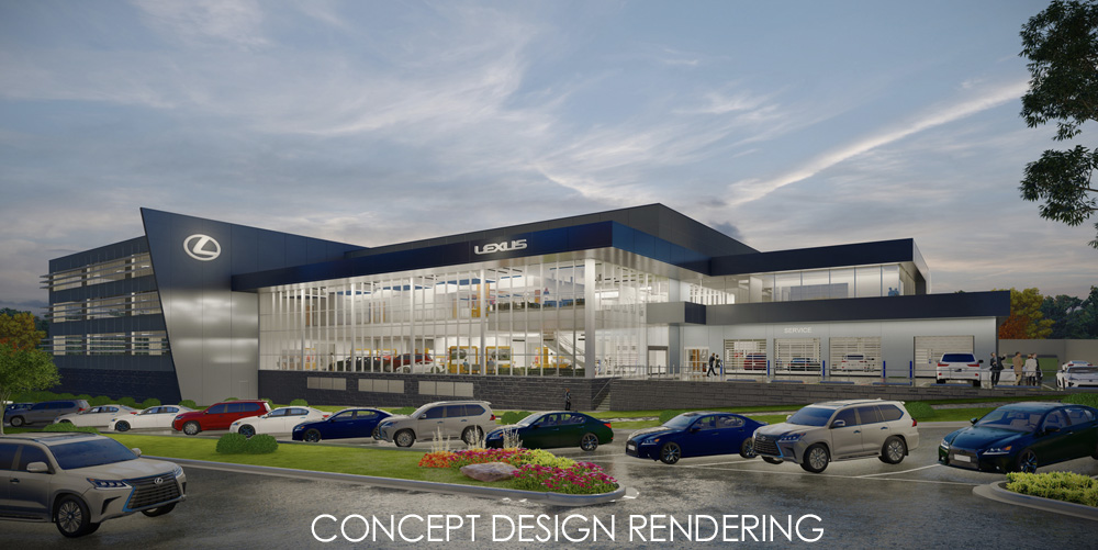 Lexus North Strabane_render2_night